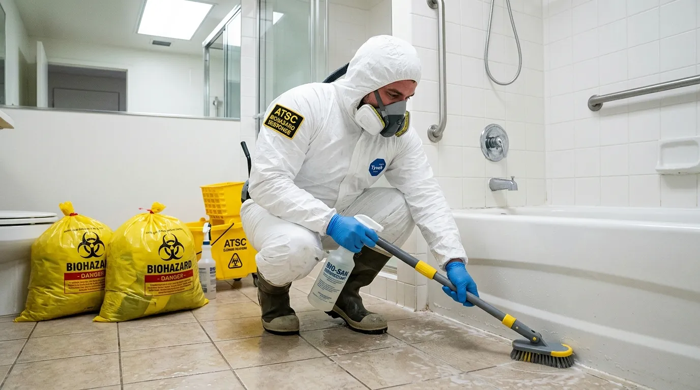 Decontamination equipment deployed for Blood Cleanup in Denville